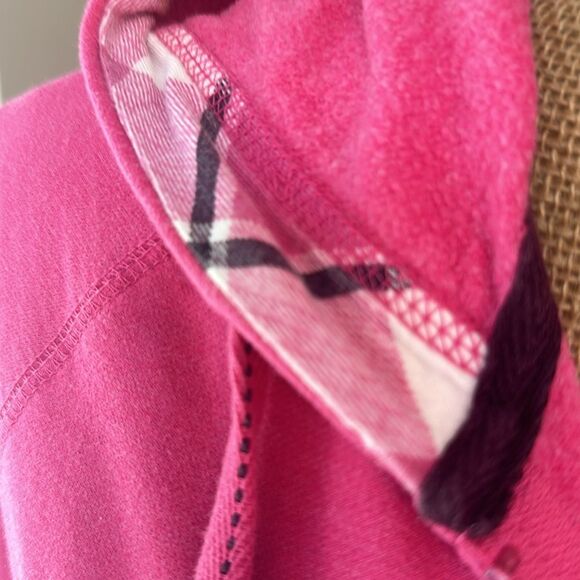 Pink zip up hoodie – size large - Picture 5 of 8